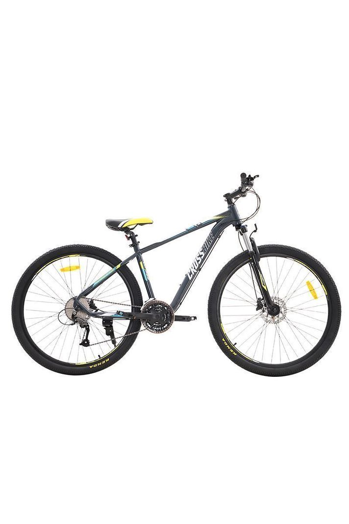 Bicicleta Mountain Bike Aro 29” 27 Velocidades Gris-0