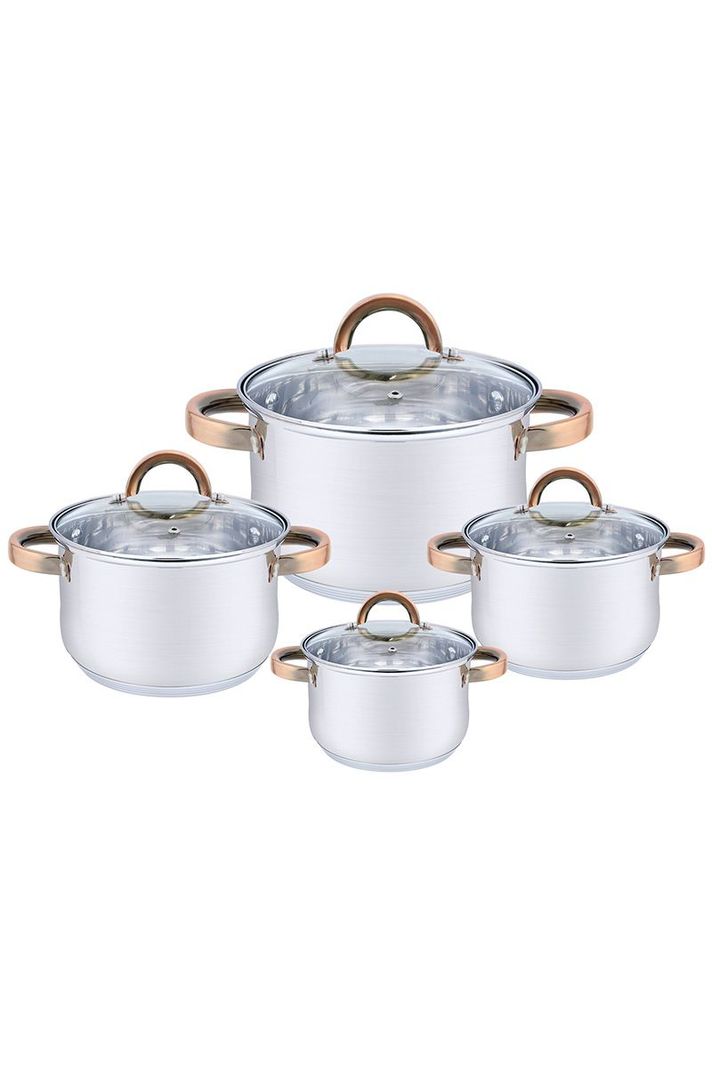 Set Baterías 8 Piezas Acero Inoxidable Berlín Gris-0