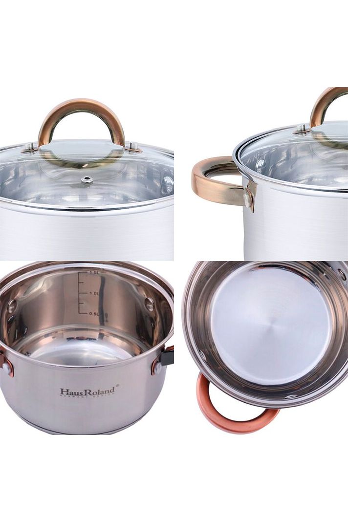 Set Baterías 8 Piezas Acero Inoxidable Berlín Gris-4