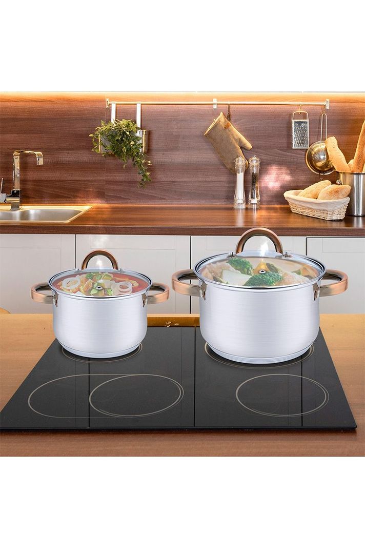 Set Baterías 8 Piezas Acero Inoxidable Berlín Gris-5