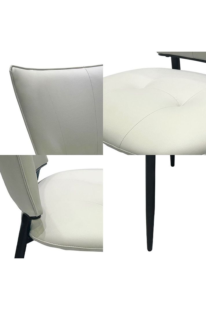 Pack 2 Silla Comedor Luminae Blanco-4