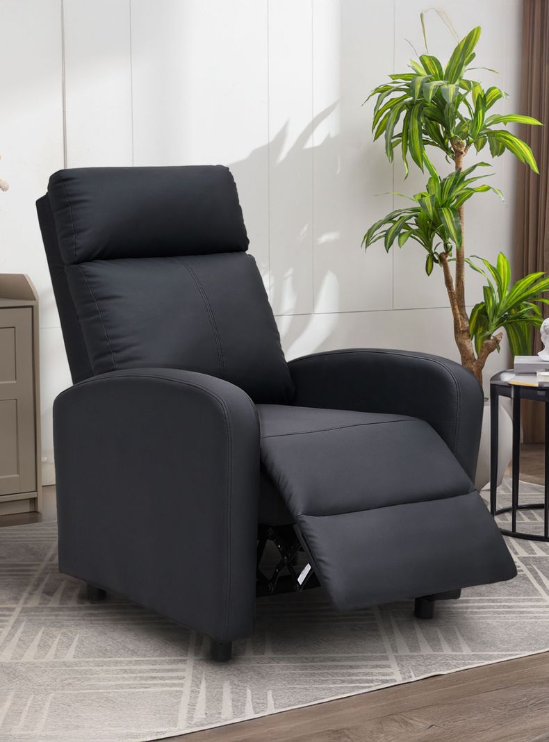 Berger Reclinable Lisboa Pu Negro-1