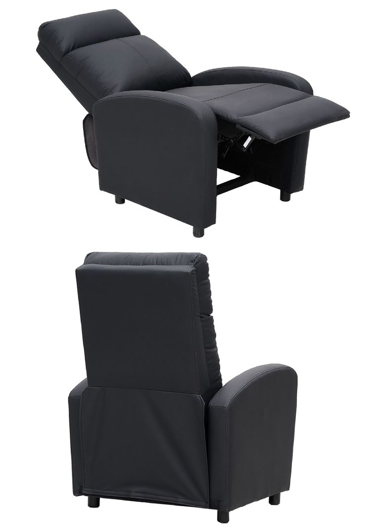 Berger Reclinable Lisboa Pu Negro-4