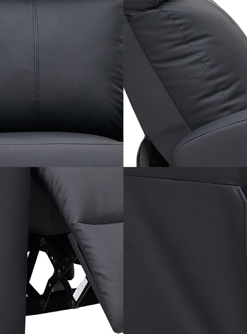 Berger Reclinable Lisboa Pu Negro-7