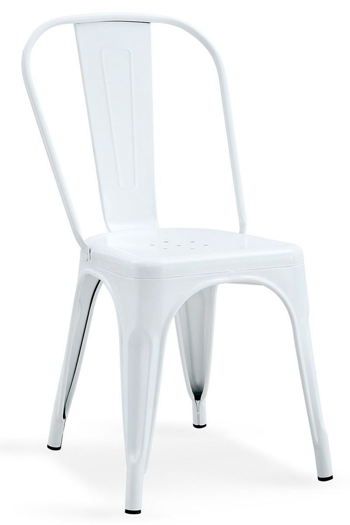 Silla Metal Tolix Blanco-0