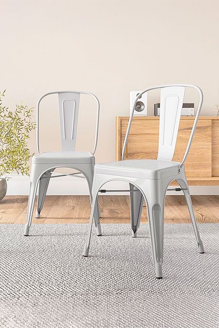 Silla Metal Tolix Blanco-1