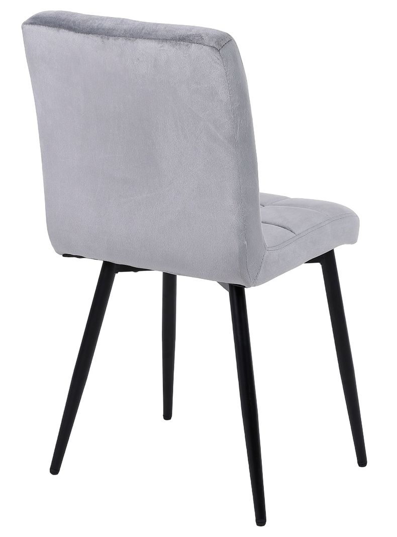 Pack de 4 Sillas de Comedor Modernas Novahus Velvet Gris-6
