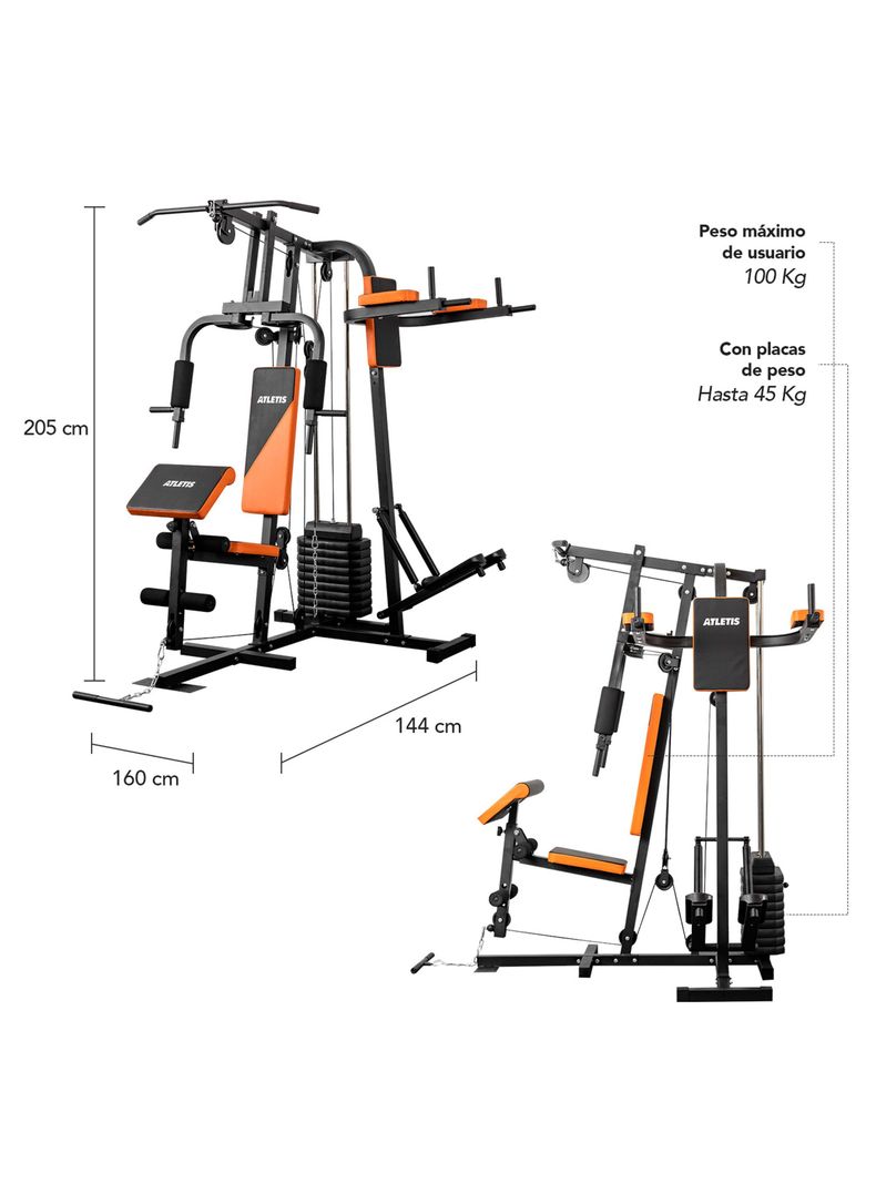 Home Gym de 2 Estaciones TF-7002-1