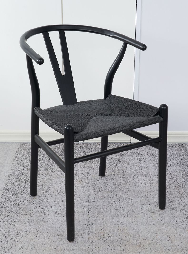 Pack 2 Sillas Comedor Novahus Wishbone Negra-1