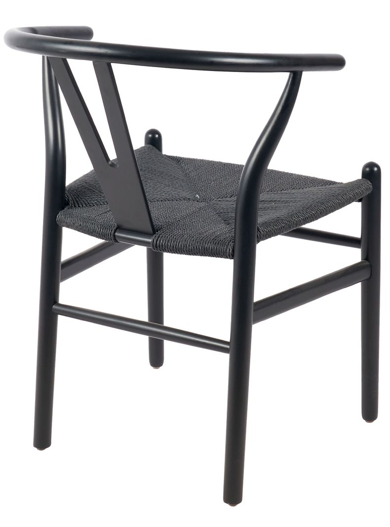 Pack 2 Sillas Comedor Novahus Wishbone Negra-6
