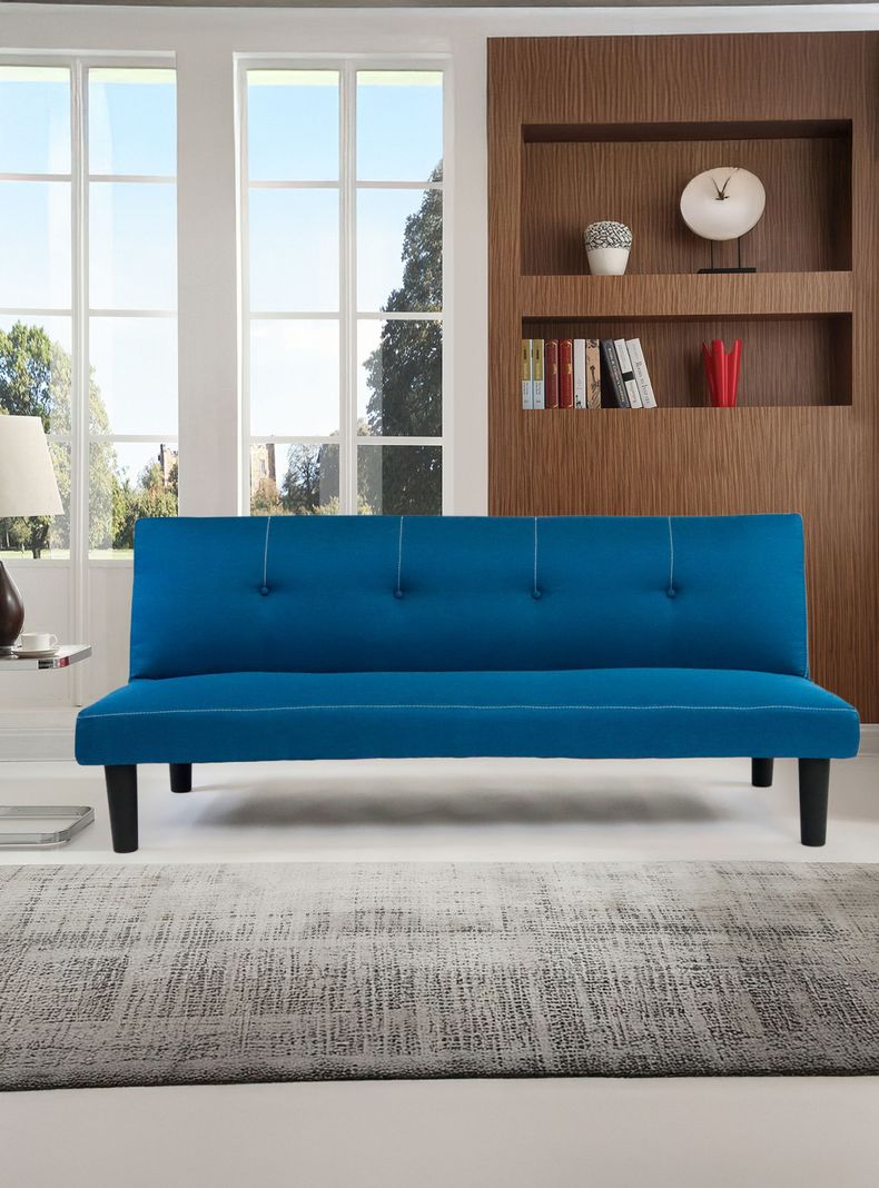 Futón Blake 69x166x69 cm Azul-1