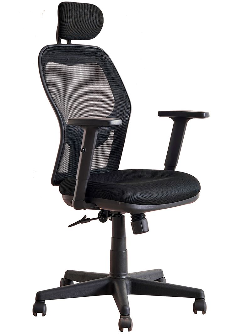 
Silla de Oficina Ergonométrica Design Ergo Full - Negro-0