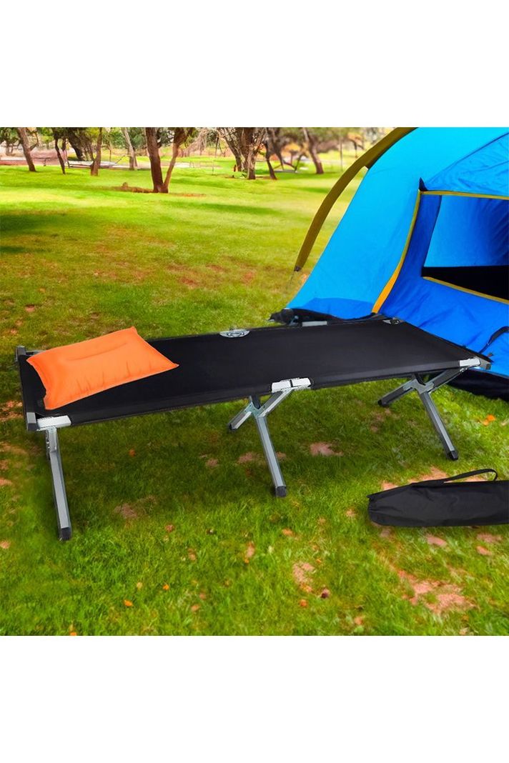Cama Plegable  1 Persona Negro-5