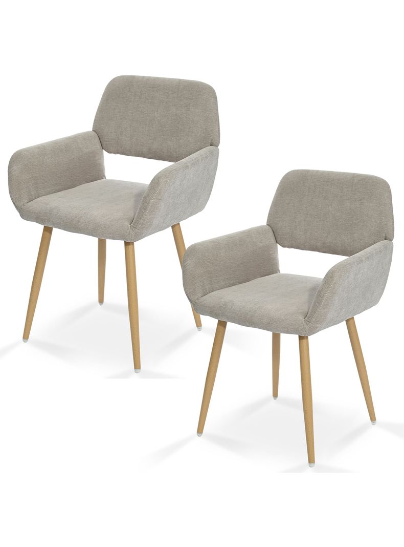 Pack 2 Sillas Comedor Sitial Cromwell Beige-0