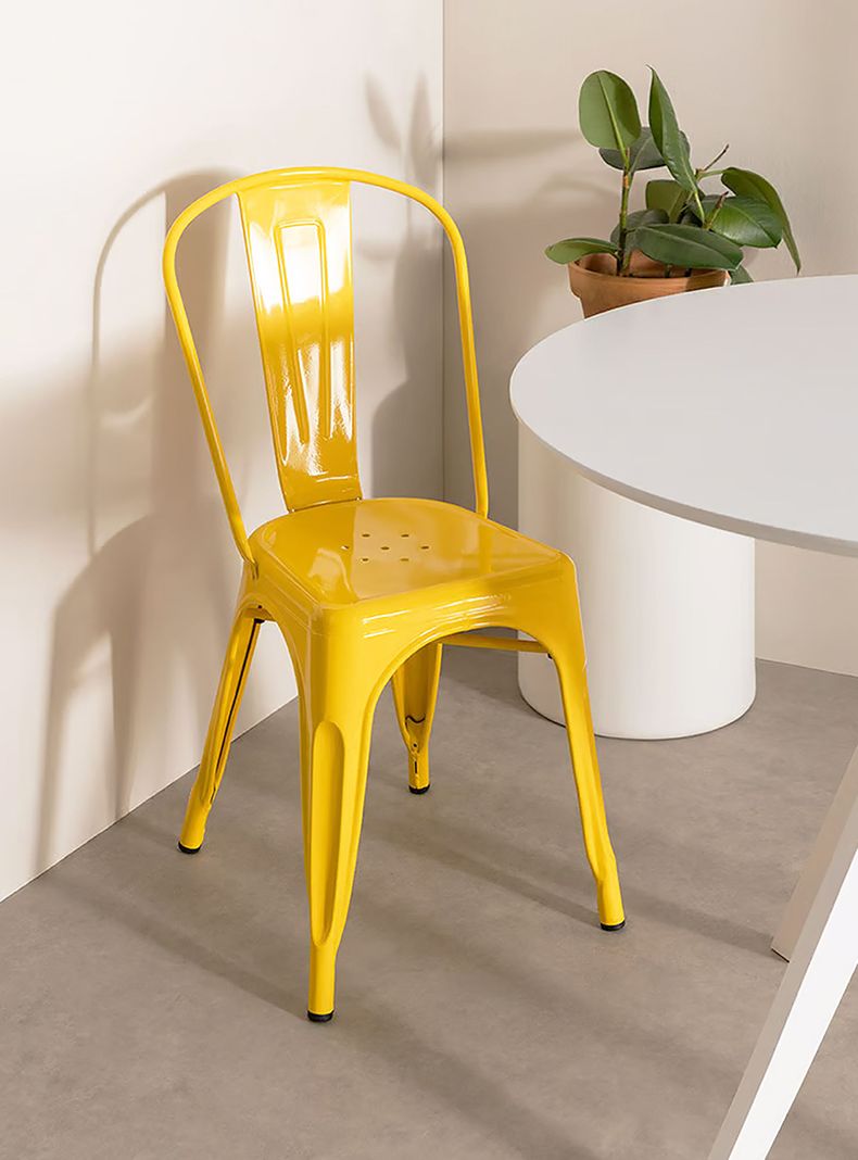 Silla Metal Tolix Amarillo-1