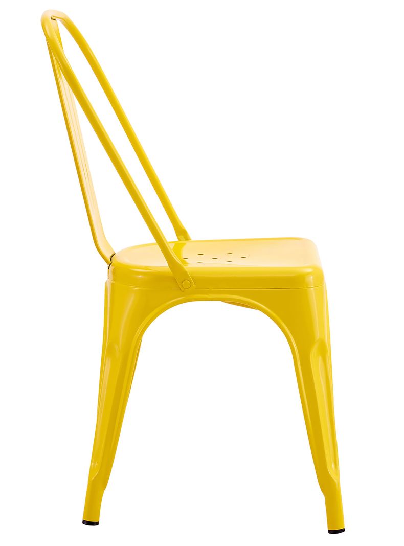 Silla Metal Tolix Amarillo-2