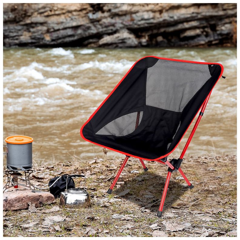 Silla Plegable Camping Negro-1