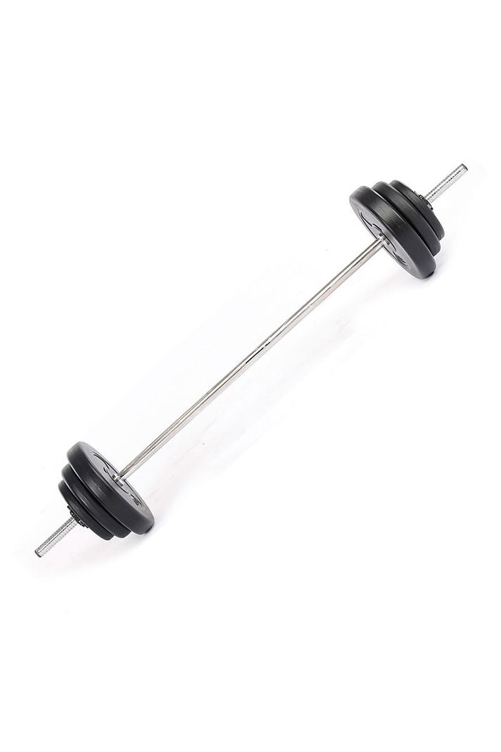 Set de Mancuernas y Barra 40,8 Kg 2 en 1 Negro-3