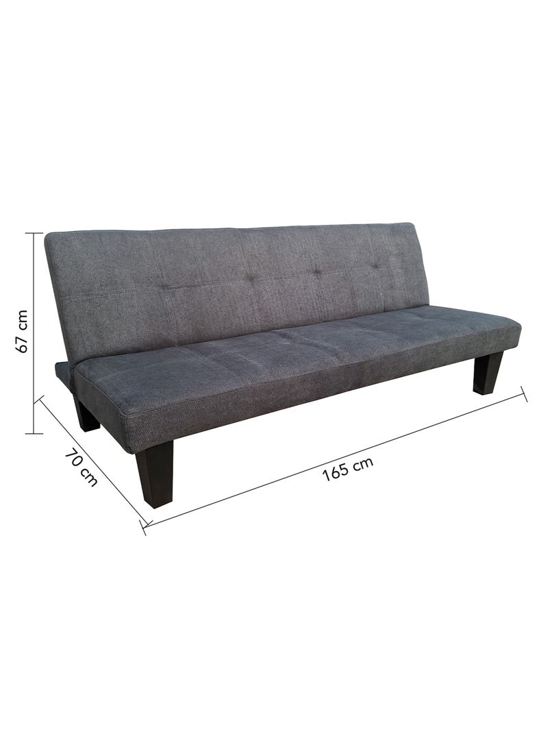 Futón Harper Gris 165x67x70-2