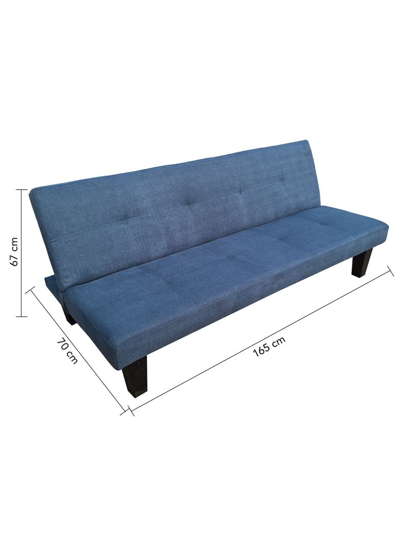 Futón Harper Azul 165x67x70-6