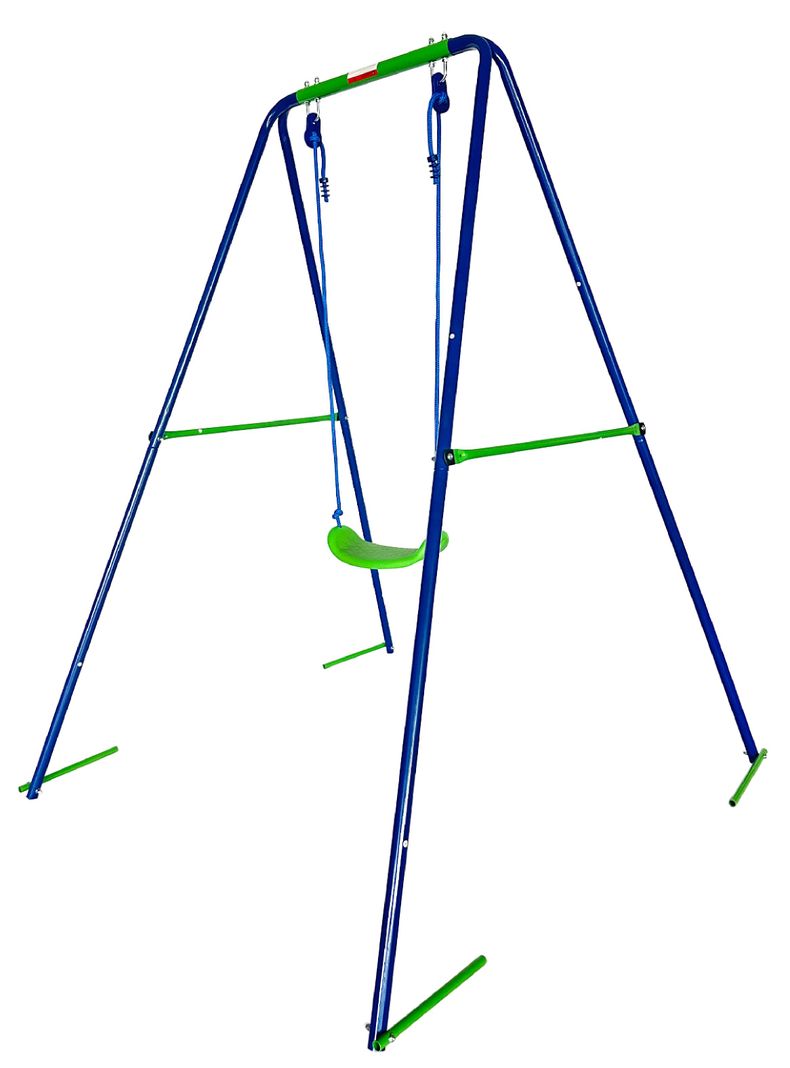 Columpio Infantil Max Magic Azul con Estructura de Acero -0