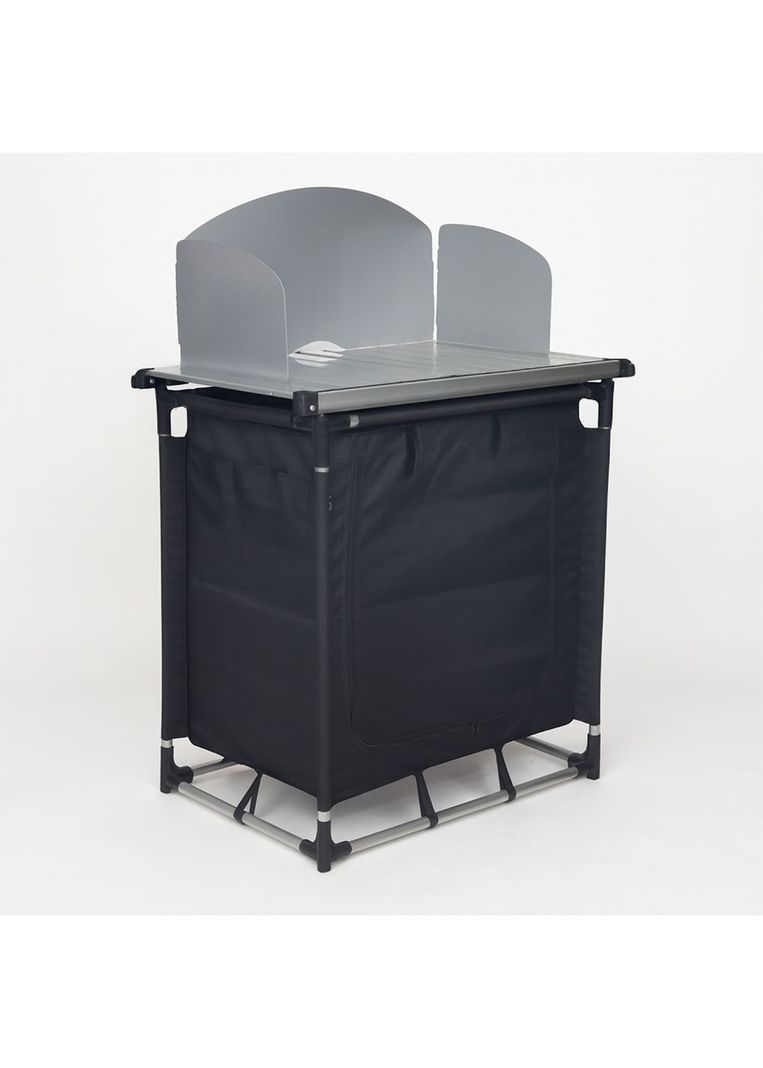 Mesa de Cocina Plegable Camping Negra