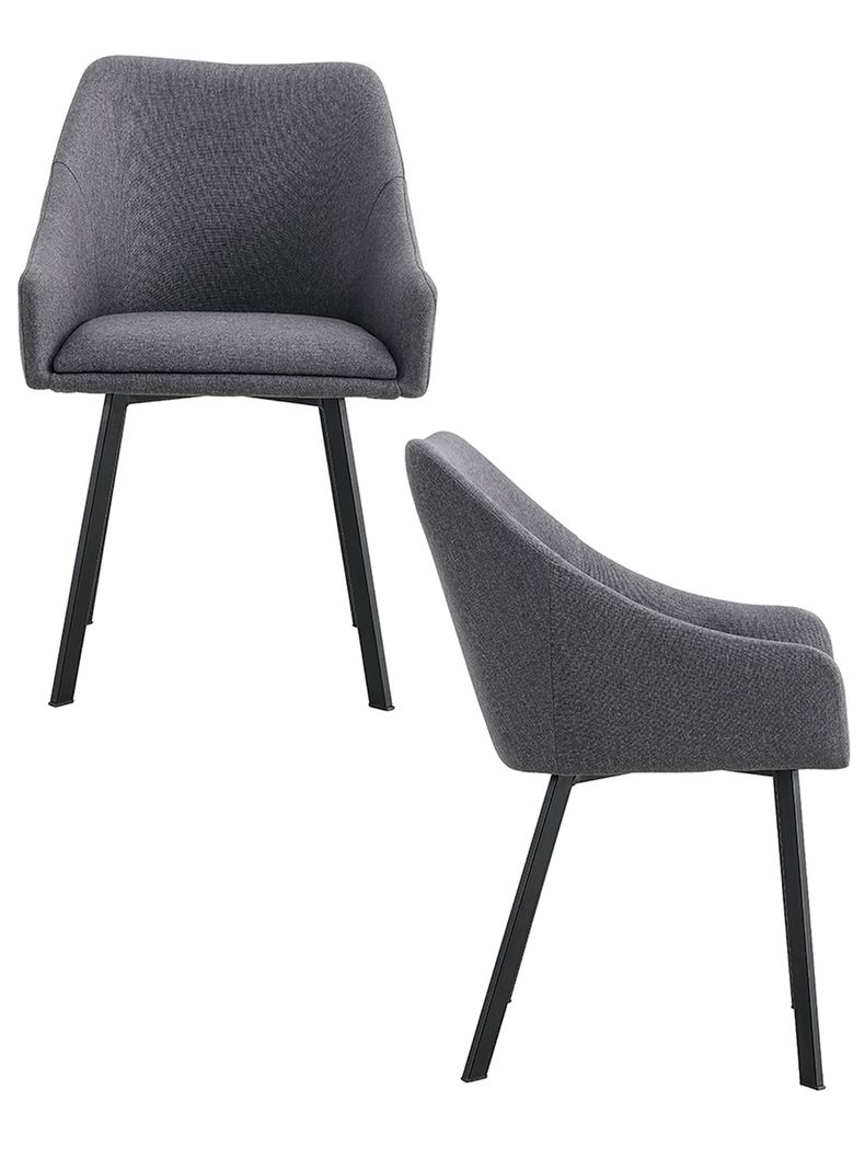 Pack 2 Sillas de Comedor Pereira Gris-3