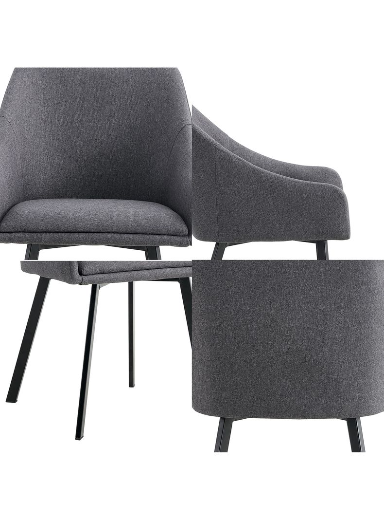 Pack 2 Sillas de Comedor Pereira Gris-4