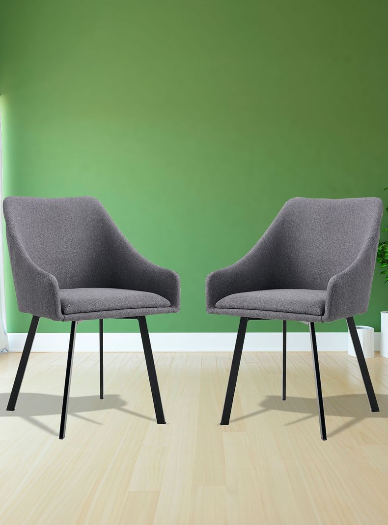 Pack 2 Sillas de Comedor Pereira Gris-5