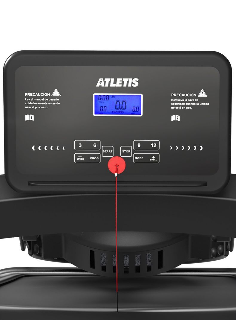 Trotadora  Atletis Apex IX 12.8km/h 2.0hp Multifunción-3
