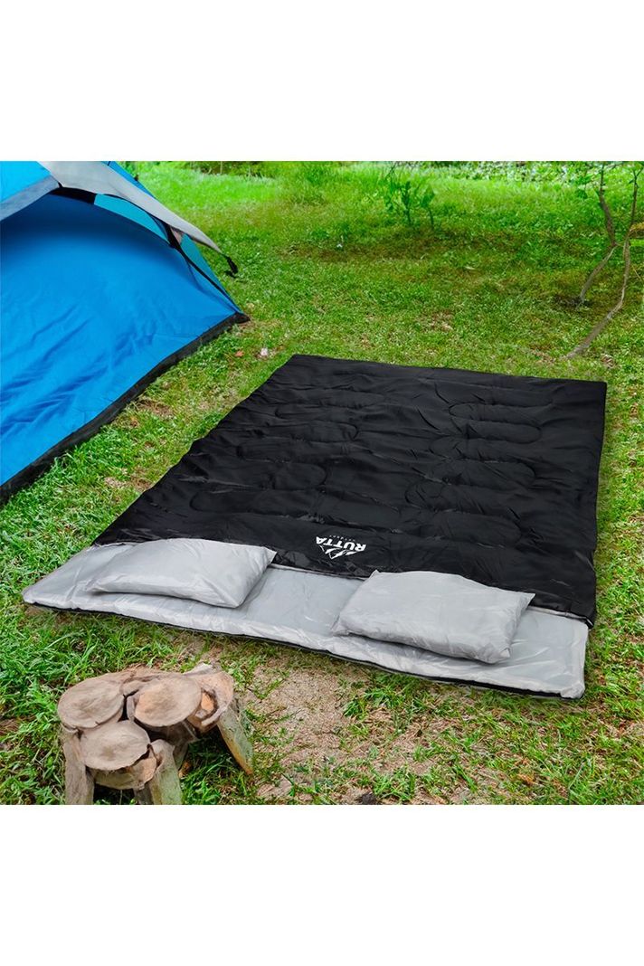 Saco De Dormir 2 Personas 300 Grs Negro-5