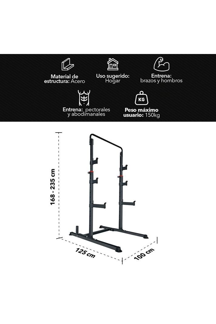 Estación Entrenamiento Multifuncional Squat Press-2