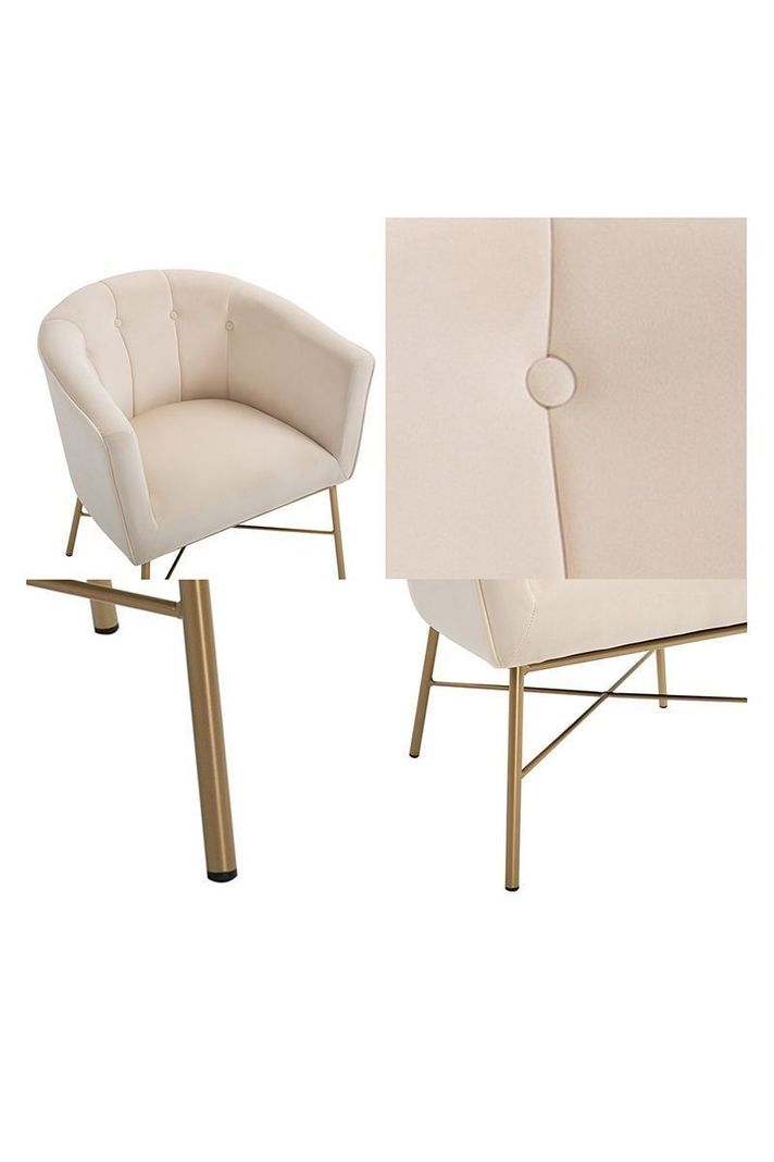 Poltrona Sitial Terciopelo Navona Beige-3