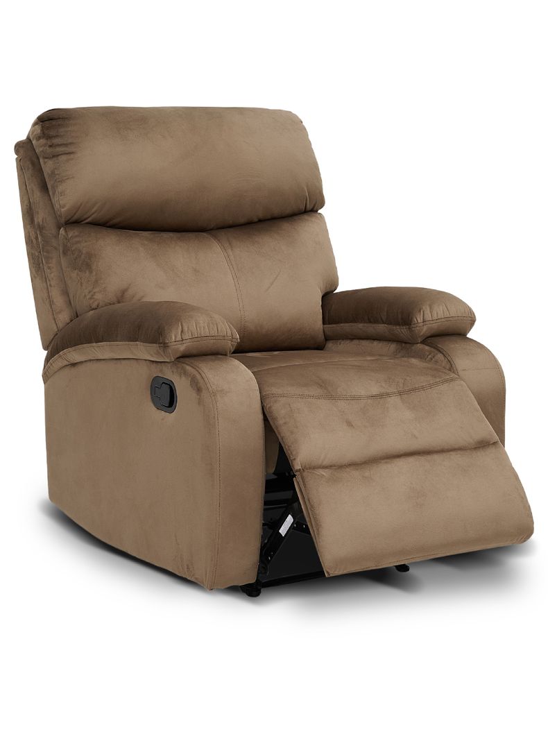 Berger Reclinable Milan Terciopelo Café-0