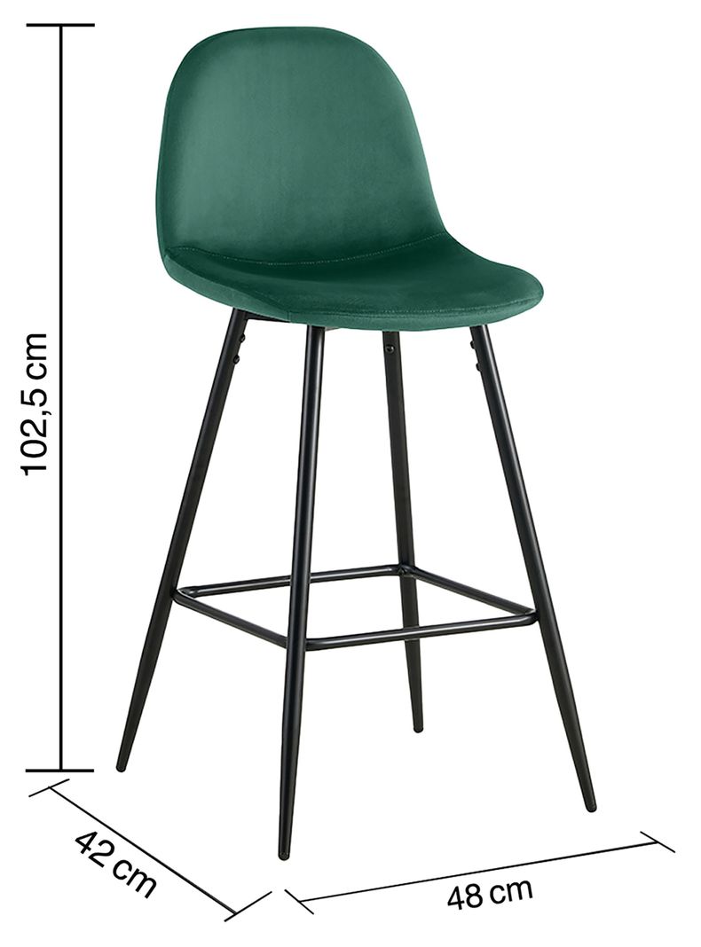 Pack de 2 Pisos de Bar Recife Verde-2