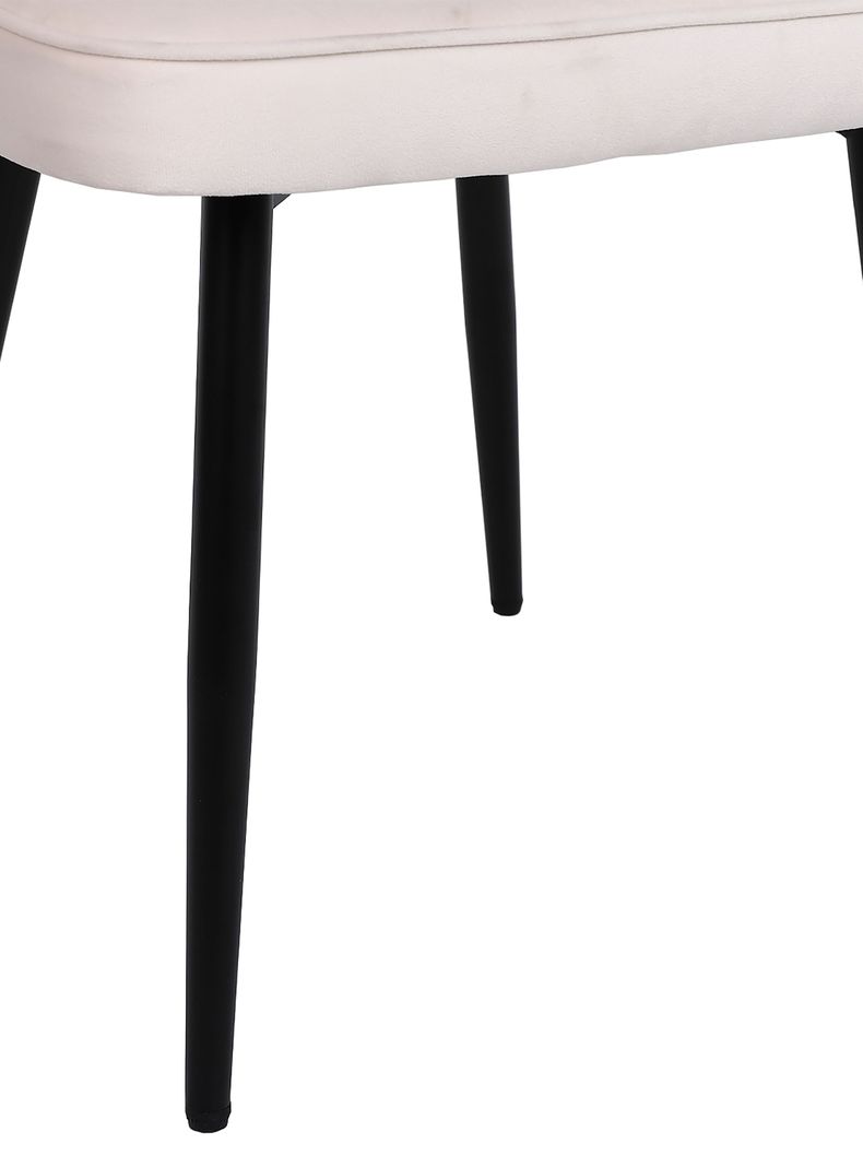 Pack 2 Sillas de Comedor Terciopelo Oval Beige-6