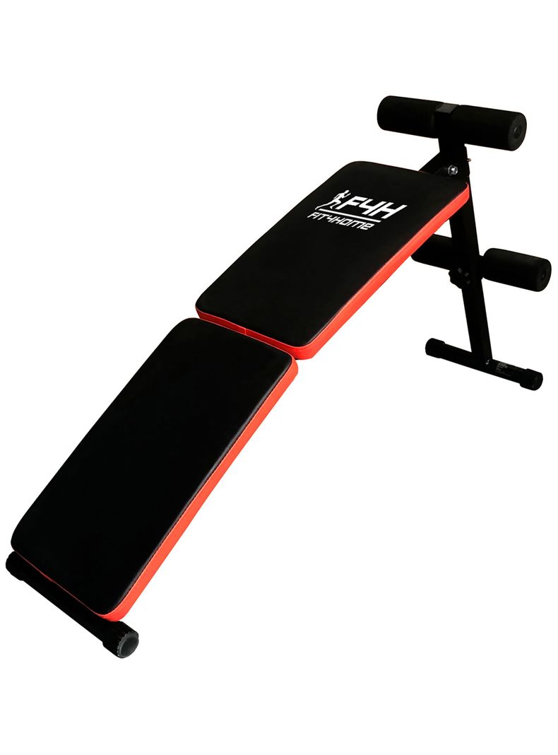 Banco Entrenamiento Abdominales HomeFit A100 Negro-0