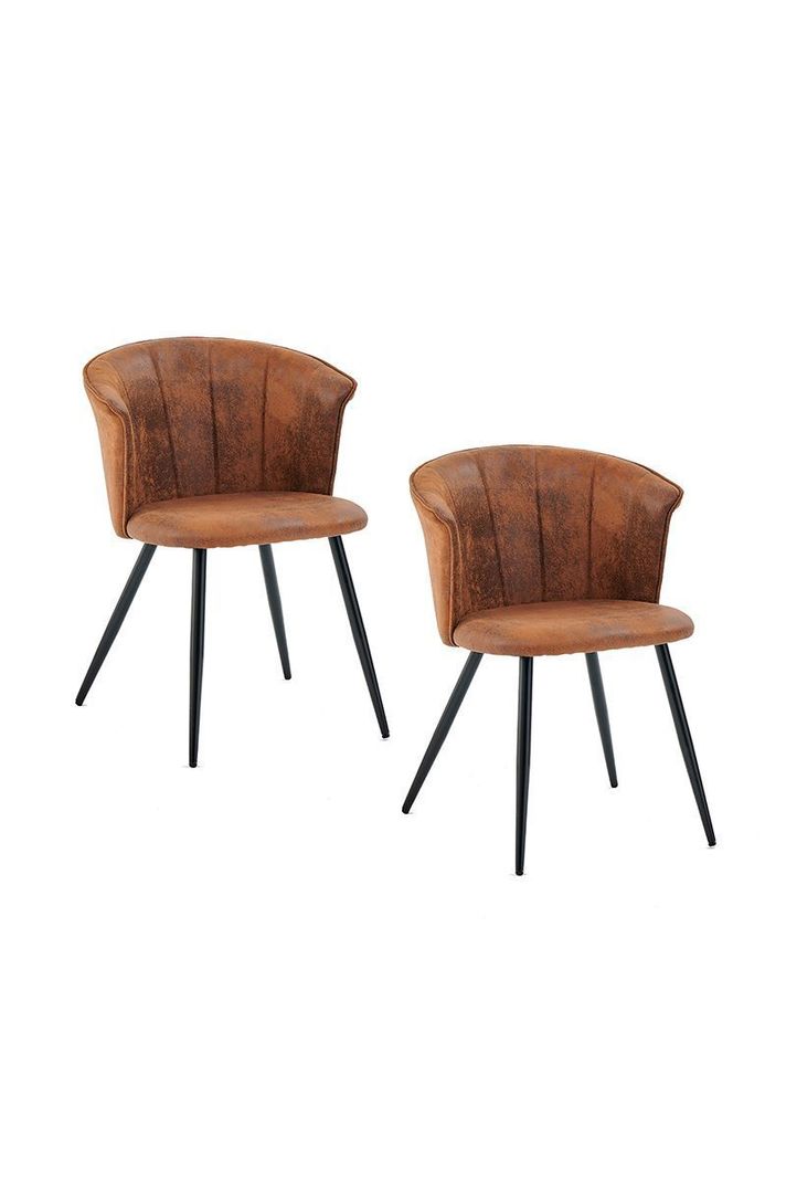 Pack 2 Silla comedor Doncic Cafe