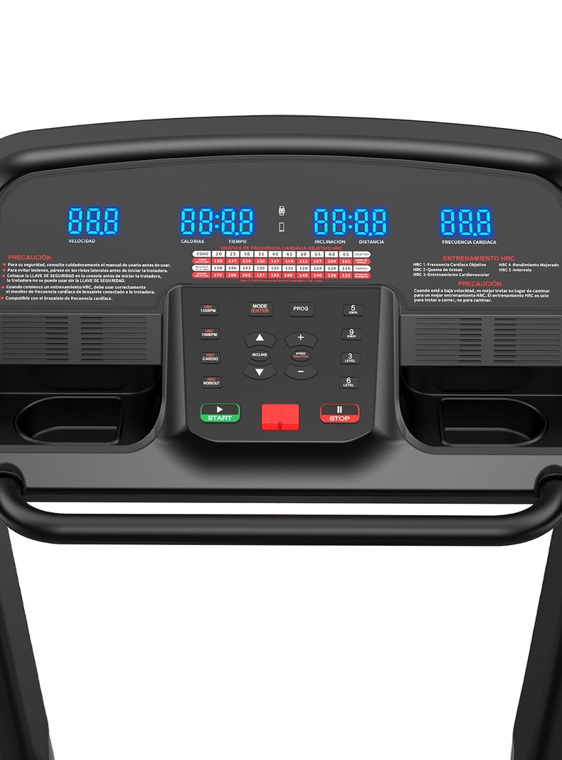Trotadora Infinity IV 18km/h Auto Inc con Smartwatch-3