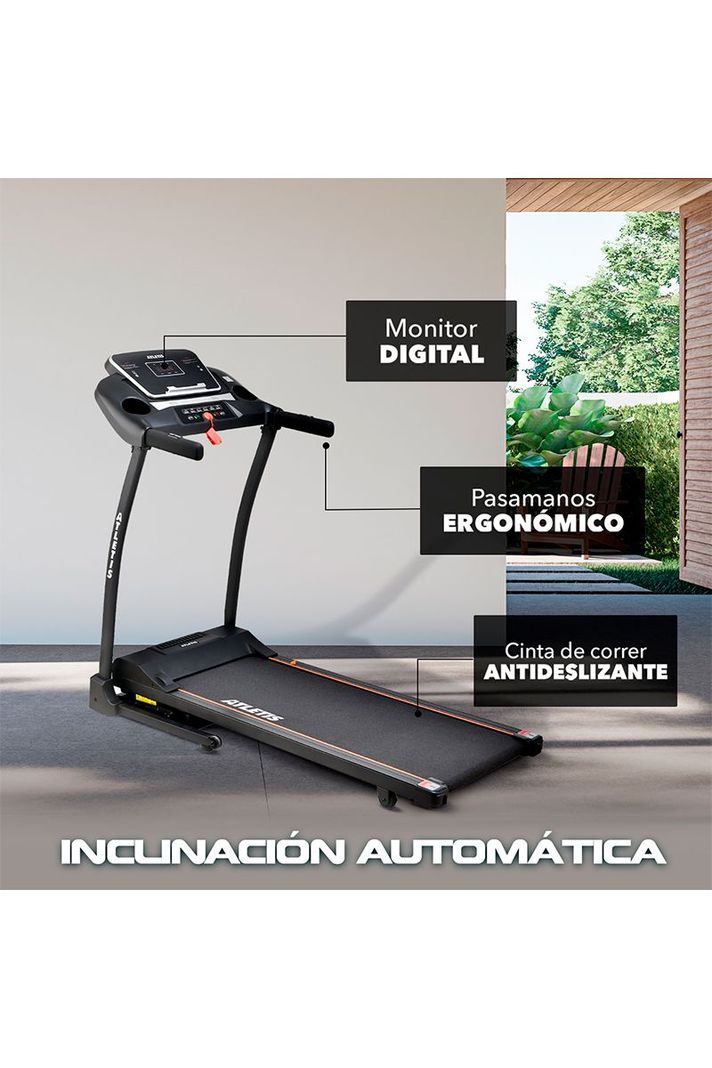 Trotadora Eléctrica Ultra X600 Incl Automática Led y Altav-4