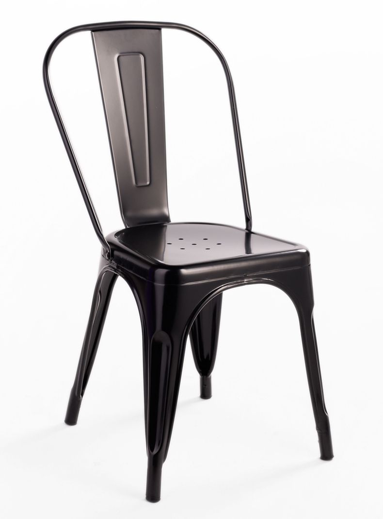 Silla de Bar Metal Tolix Negro-0