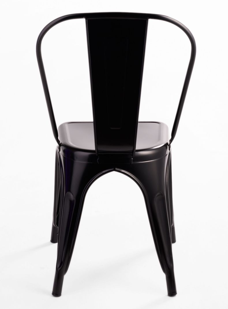 Silla de Bar Metal Tolix Negro-3