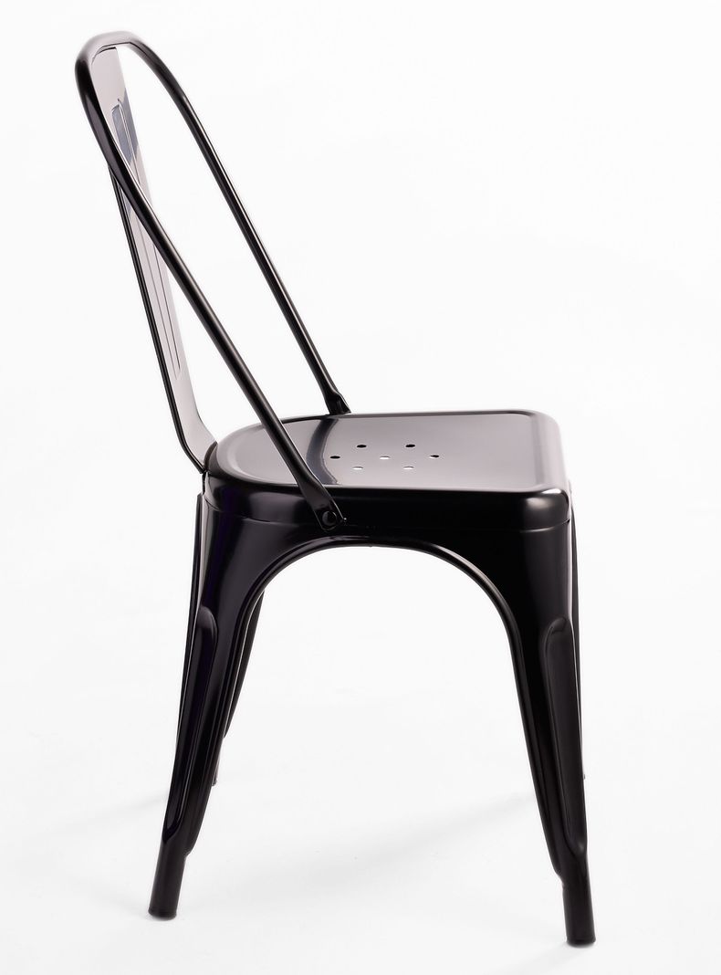 Silla de Bar Metal Tolix Negro-4