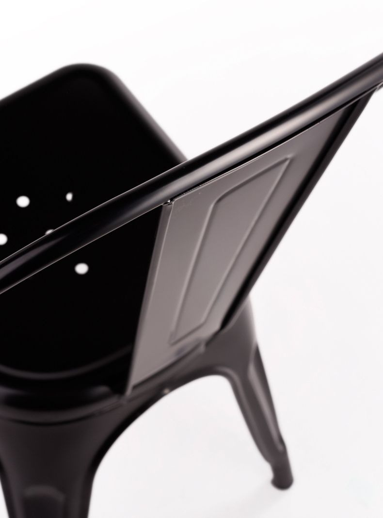 Silla de Bar Metal Tolix Negro-7