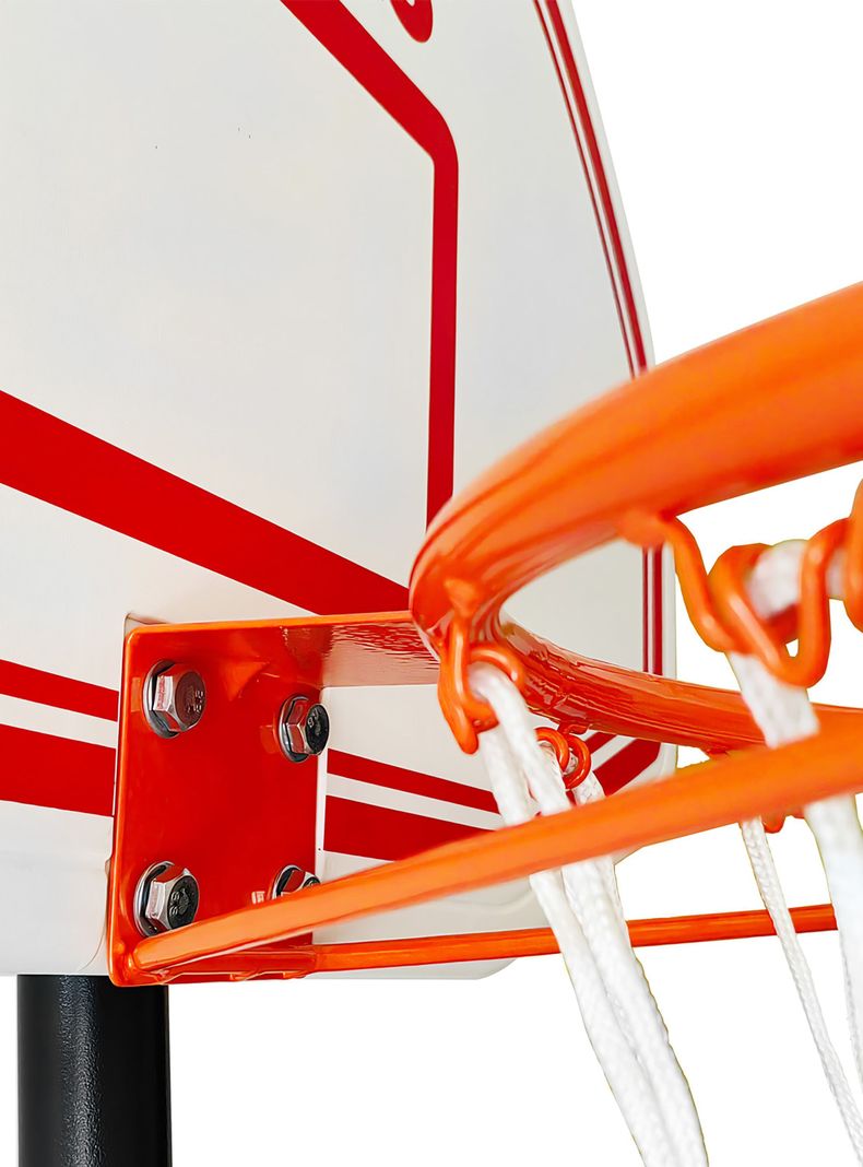 Aro de Basquetball Street 2M Ajustable Rojo-5