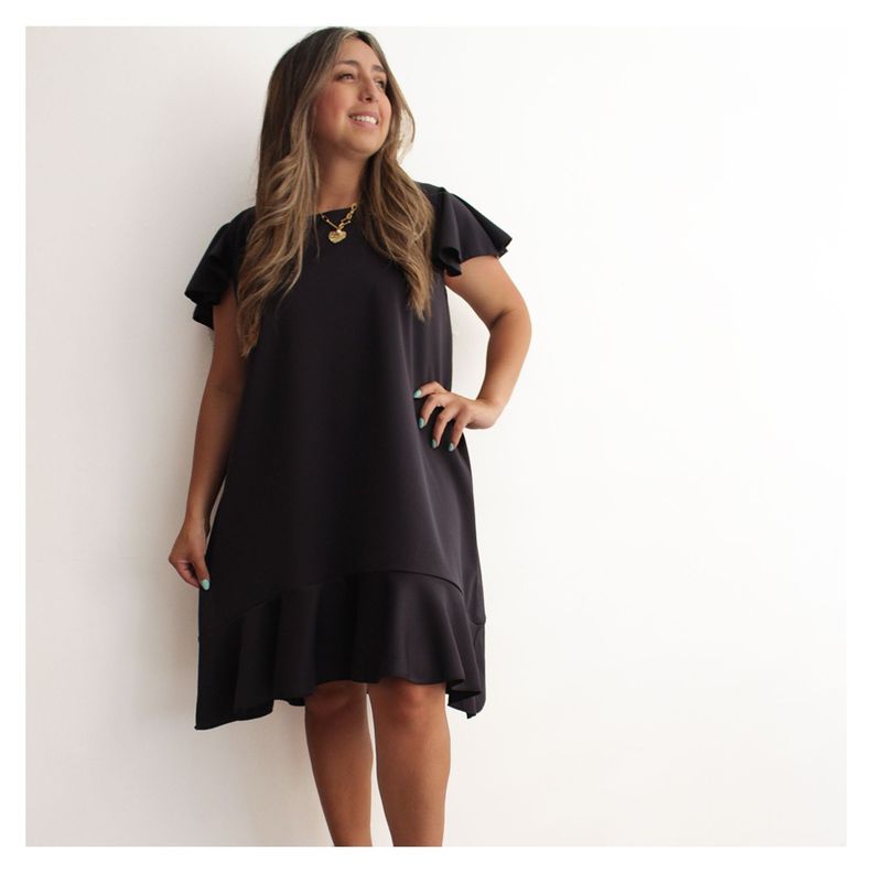 Vestido Jocy Manga Corta -0