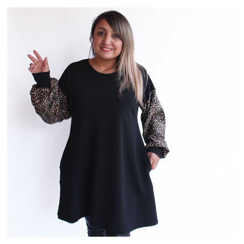 Vestido Catalina Manga Print-0