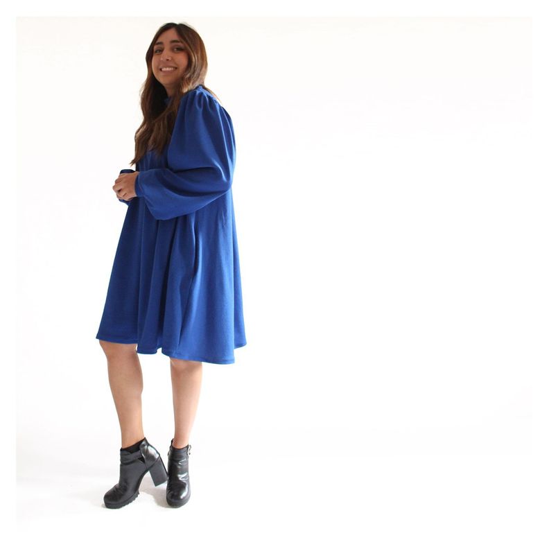 Vestido Amparo Azul-1