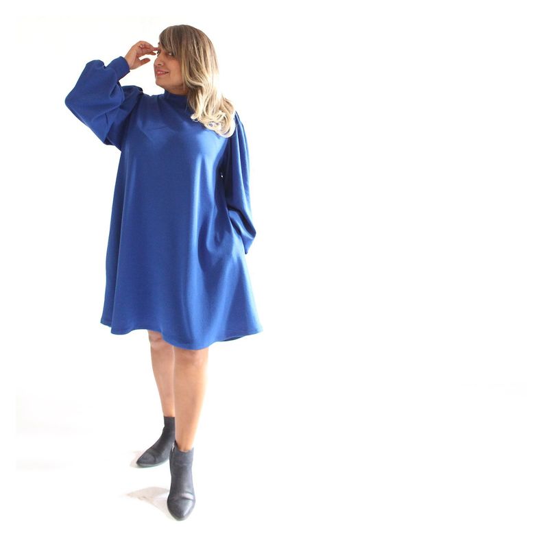 Vestido Amparo Azul-2