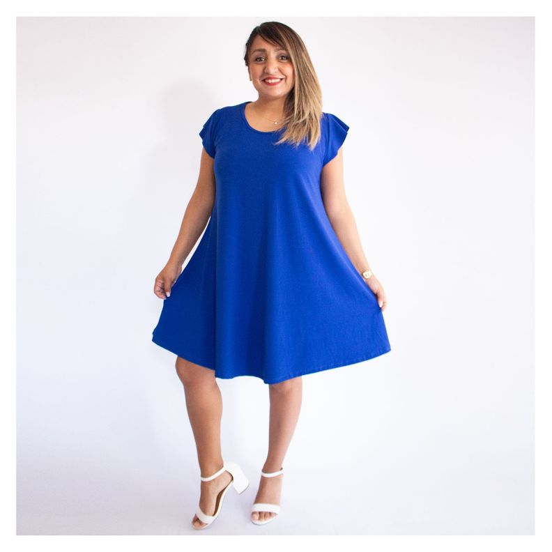 Vestido Martina Azul-0